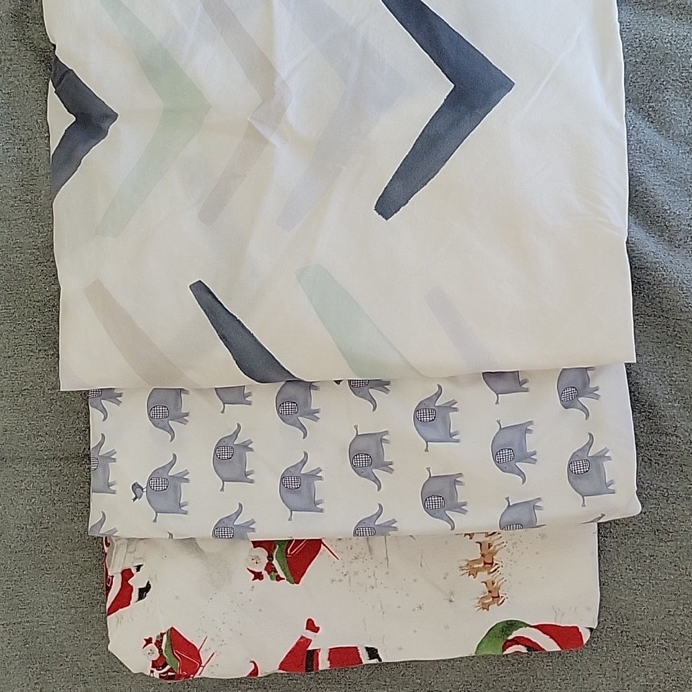 Pottery Barn Kids + Burts Bees + Moonlight Baby Crib Sheets Bundle